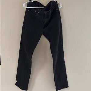 Levi's Black Straight-Leg Jeans Classic Design